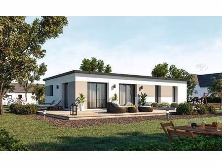 terrain avec maison neuve à vendre