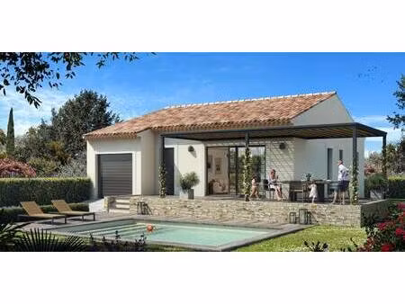 terrain avec maison neuve à vendre