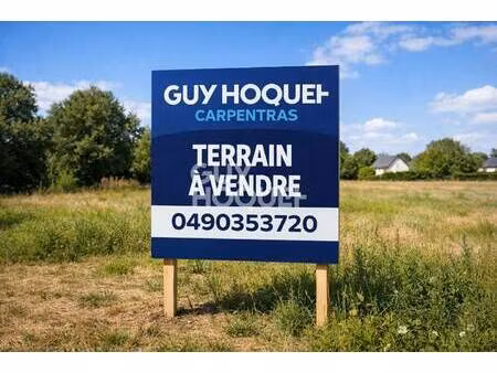 terrain constructible viabilisé à vendre