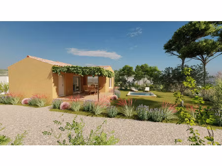 terrain avec maison neuve à vendre