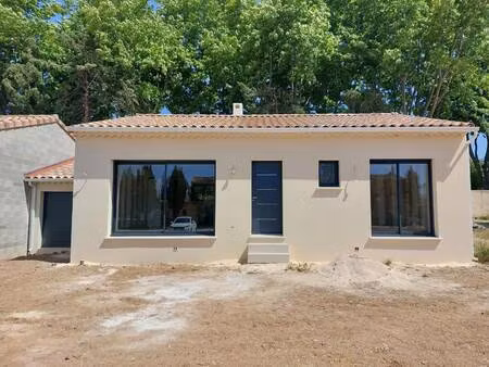 terrain avec maison neuve à vendre