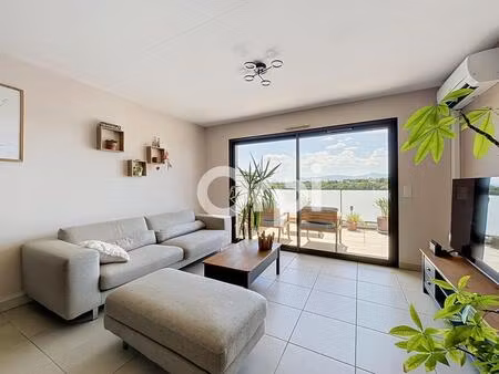 appartement à louer - superbe t3 traversant  meublé et climatisé avec terrasses  vue sur l