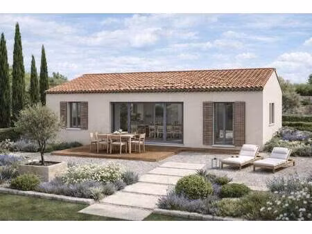 terrain avec maison neuve à vendre