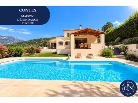 villa 7 pièces 240 m² - piscine chauffée vue dégagée - contes