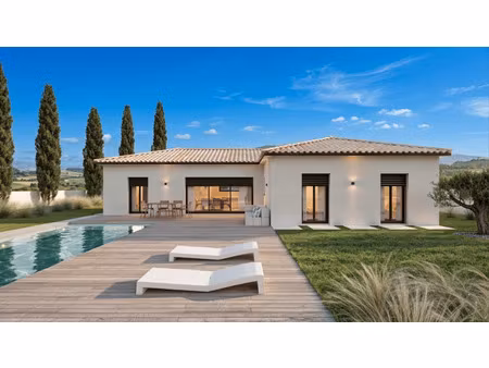 terrain avec maison neuve à vendre