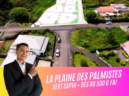 lotissement vert sapin : terrain à bâtir viabilisé 460 m² co