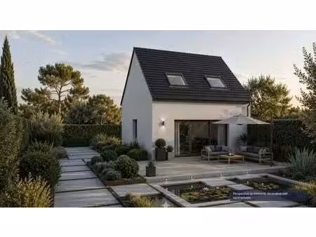 terrain avec maison neuve à vendre