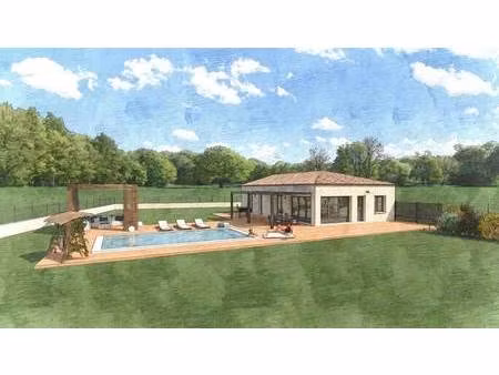 terrain avec maison neuve à vendre