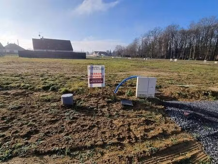 terrain constructible viabilisé à vendre