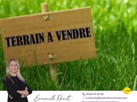 terrain constructible viabilisé à vendre