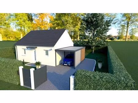 terrain avec maison neuve à vendre