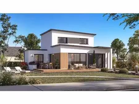 terrain avec maison neuve à vendre