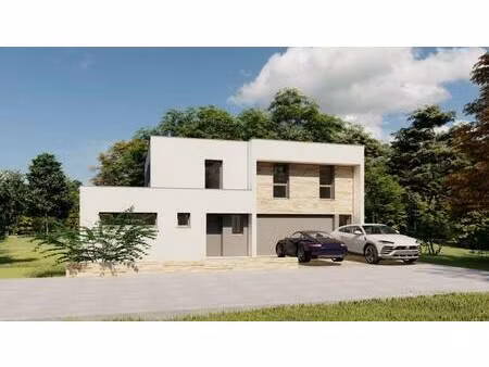 terrain avec maison neuve à vendre
