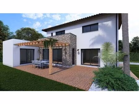 terrain avec maison neuve à vendre