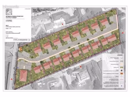 terrain 325 m² blyes