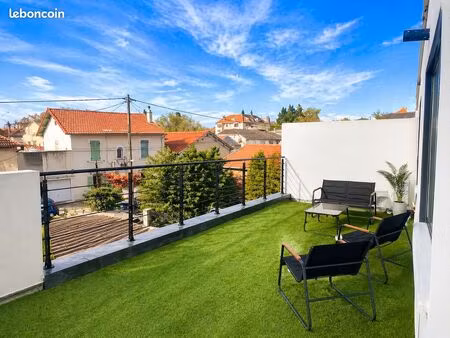 t2 premium 50m2 + terrasse 30m2 - bail mobilité 1 à 10 mois