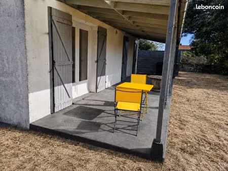 maison individuelle meublée 49m² avec jardin – bougon 79800