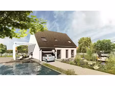 terrain avec maison neuve à vendre