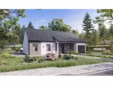 terrain avec maison neuve à vendre