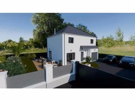 terrain avec maison neuve à vendre