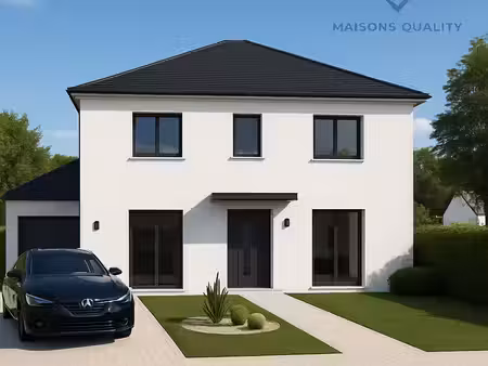terrain avec maison neuve à vendre