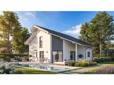 terrain avec maison neuve à vendre