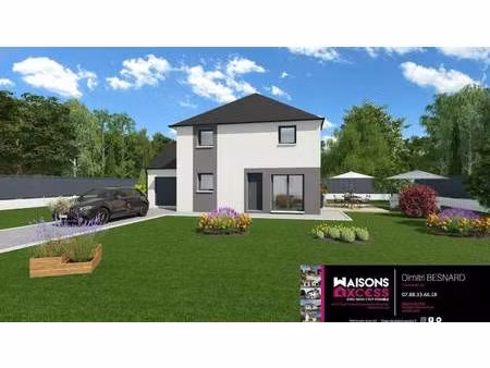 terrain avec maison neuve à vendre