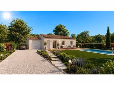 terrain avec maison neuve à vendre
