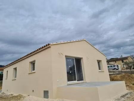 terrain avec maison neuve à vendre
