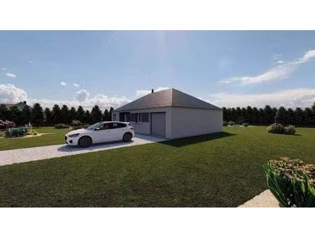 terrain avec maison neuve à vendre