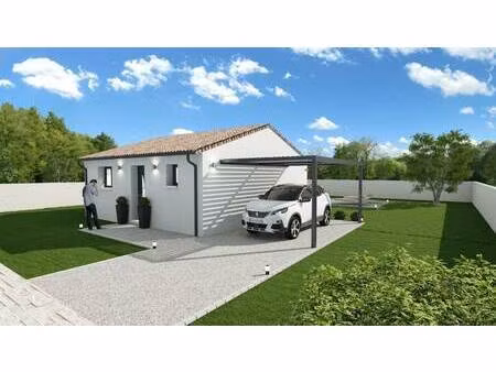 terrain avec maison neuve à vendre