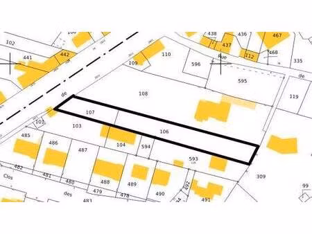 terrain constructible à vendre