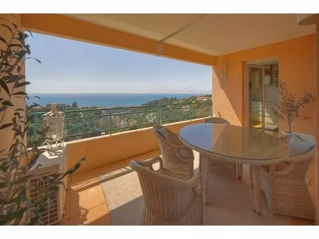 nice corniche bellevue – 3 pièces de standing avec terrasse  piscine et vue mer panoramiqu