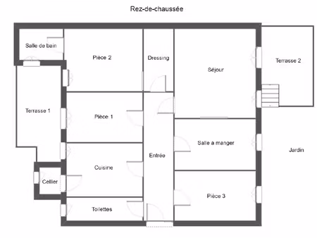 5-6 pieces + jardin à vendre strasbourg prox parc de l'orang