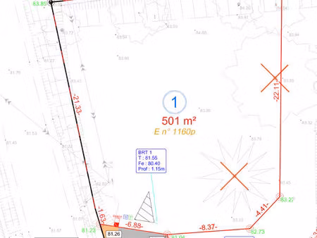 terrain melesse 501 m2