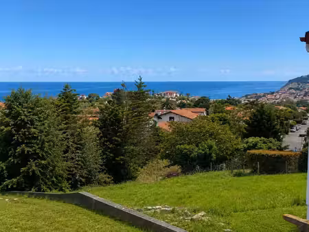 terrain de 955 m² avec vue mer à guéthary