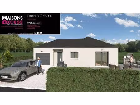 terrain avec maison neuve à vendre