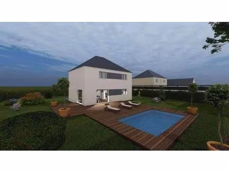 terrain avec maison neuve à vendre