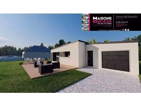 terrain avec maison neuve à vendre