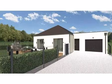 terrain avec maison neuve à vendre