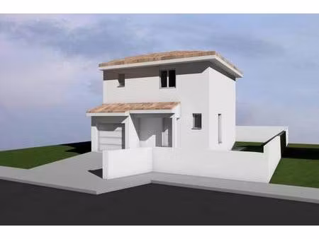 terrain avec maison neuve à vendre