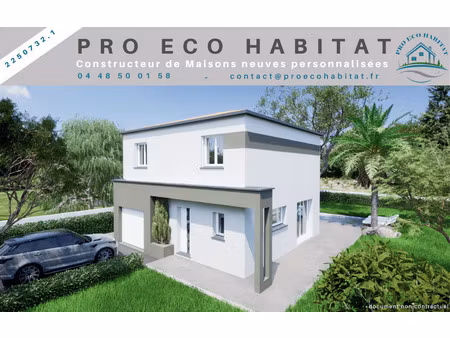 terrain avec maison neuve à vendre