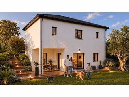 terrain avec maison neuve à vendre