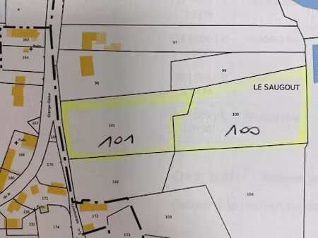 vente terrain à batir 9522 m² à neuillay-les-bois (36500)  27 700 €