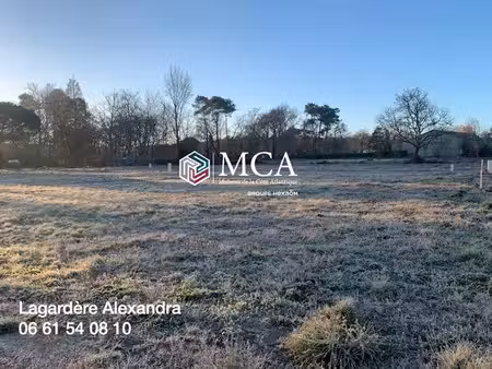 vente terrain 600 m² à damazan (47160)  42 000 €