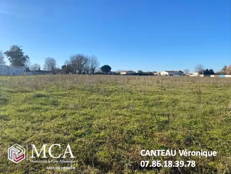 vente terrain 521 m² à grézac (17120)  65 000 €