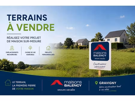 vente terrain 885 m² à miserey (27930)  64 000 €