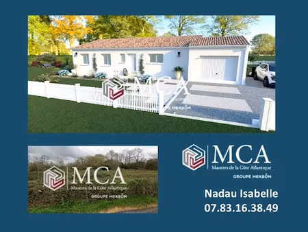 vente terrain 343 m² à la lande-de-fronsac (33240)  72 500 €