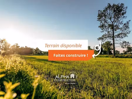vente terrain 1960 m² à roaillan (33210)  75 000 €