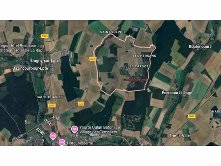 vente terrain 500 m² à trie-château (60590)  74 000 €